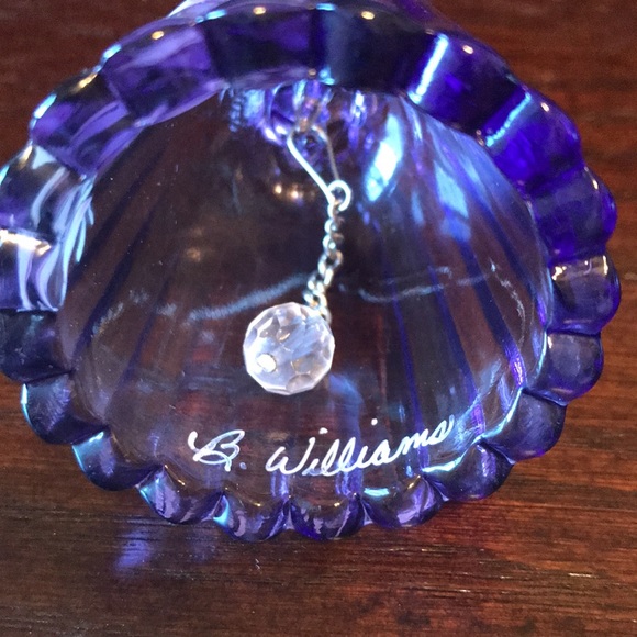 Fenton Signed Hand Painted Amethyst Bell - Picture 5 of 6